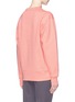 Back View - Click To Enlarge - ACNE STUDIOS - 'Fairview Face' oversized sweatshirt