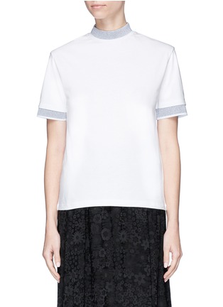 Main View - Click To Enlarge - ACNE STUDIOS - 'Meike' ribbed T-shirt