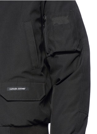 Detail View - Click To Enlarge - CANADA GOOSE - 'Chilliwack' fur hood trim down padded bomber jacket