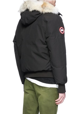 Back View - Click To Enlarge - CANADA GOOSE - 'Chilliwack' fur hood trim down padded bomber jacket