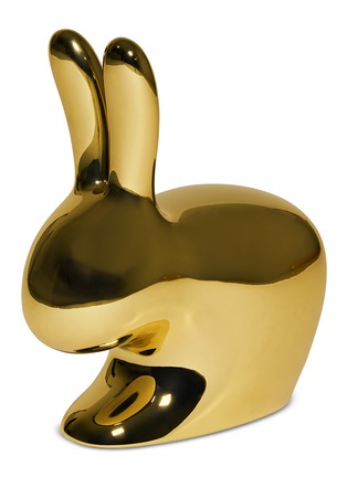 Main View - Click To Enlarge - QEEBOO - Rabbit chair – Gold