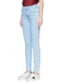 Front View - Click To Enlarge - MADEGOLD - 'Betty' lace-up skinny denim pants
