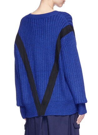 Figure View - Click To Enlarge - PUBLIC SCHOOL - 'Nabil' contrast ribbon oversized sweater