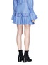 Back View - Click To Enlarge - MAGGIE MARILYN - 'Composed' pleated stripe skirt