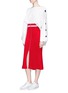 Figure View - Click To Enlarge - MAGGIE MARILYN - 'Focus on the Good' satin skirt