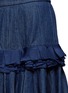 Detail View - Click To Enlarge - MAGGIE MARILYN - 'Composed' pleated denim skirt