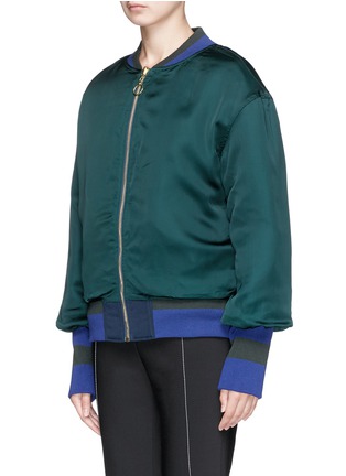 Detail View - Click To Enlarge - MAGGIE MARILYN - 'Don't Forget to Dream' bomber jacket