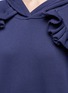 Detail View - Click To Enlarge - MAGGIE MARILYN - 'Follow My Lead' ruffle trim hoodie