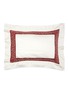 Main View - Click To Enlarge - FRETTE - Fountain Border standard sham – Red/Beige