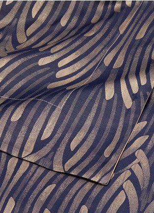 Detail View - Click To Enlarge - FRETTE - Fountain queen size duvet set – Blue/Beige
