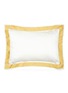 Main View - Click To Enlarge - FRETTE - Flying standard sham – Ivory/Saffron Yellow