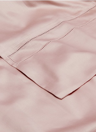 Detail View - Click To Enlarge - FRETTE - Doppio Ajour king size duvet set – Liguria Pink
