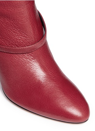 Detail View - Click To Enlarge - ALCHIMIA DI BALLIN - 'Kari' belted nappa leather slip-on boots