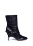 Main View - Click To Enlarge - ALCHIMIA DI BALLIN - 'Kari' belted nappa leather slip-on boots
