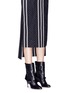 Figure View - Click To Enlarge - ALCHIMIA DI BALLIN - 'Kari' belted nappa leather slip-on boots