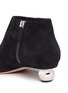 Detail View - Click To Enlarge - ALCHIMIA DI BALLIN - 'Nix' orb heel chamois leather booties