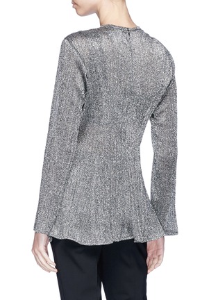 Back View - Click To Enlarge - GEORGIA ALICE - 'Dusk' metallic knit top