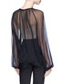 Back View - Click To Enlarge - GEORGIA ALICE - 'Fairytale' crinkled sheer silk chiffon top