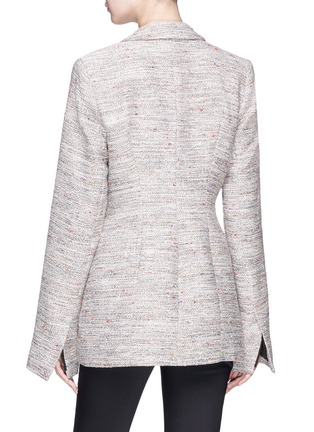 Back View - Click To Enlarge - GEORGIA ALICE - 'Ga' double breasted tweed blazer