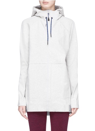Main View - Click To Enlarge - 72883 - 'Switch' long zip hoodie