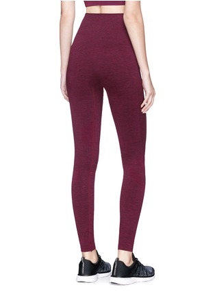Figure View - Click To Enlarge - 72883 - 'Eight Eight' marled performance leggings