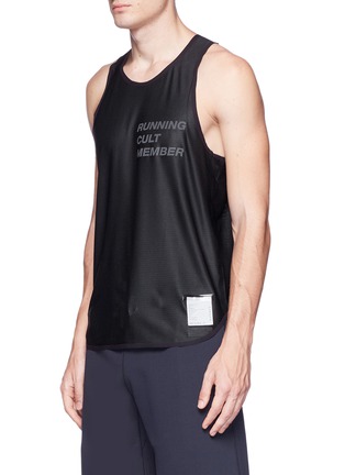 Front View - Click To Enlarge - SATISFY - Mesh running tank top