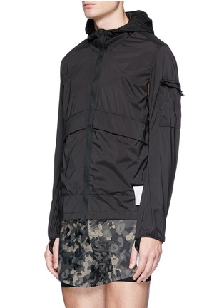 Front View - Click To Enlarge - SATISFY - 'Run Away' print packable windbreaker jacket