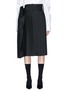 Main View - Click To Enlarge - BALENCIAGA - 'Tubular' pleated suiting skirt