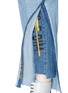 Detail View - Click To Enlarge - CRES. E DIM. - Split cuff layered jeans