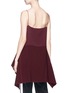 Figure View - Click To Enlarge - DION LEE - 'Balance' poncho peplum crepe cady tunic top