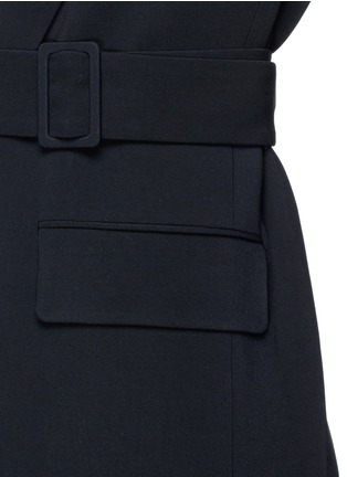 Detail View - Click To Enlarge - THE ROW - 'Nesper' oversized belted suiting coat