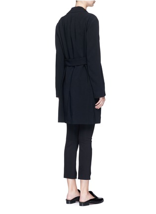 Back View - Click To Enlarge - THE ROW - 'Nesper' oversized belted suiting coat