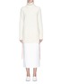 Main View - Click To Enlarge - THE ROW - 'Donia' extended trim oversized cashmere turtleneck sweater