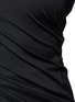 Detail View - Click To Enlarge - THE ROW - 'Abinah' twisted mock wrap cashmere jersey top