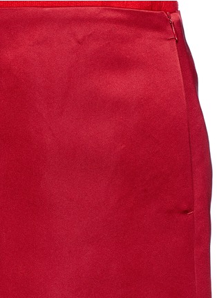 Detail View - Click To Enlarge - THE ROW - 'Strom' silk taffeta wide leg pants