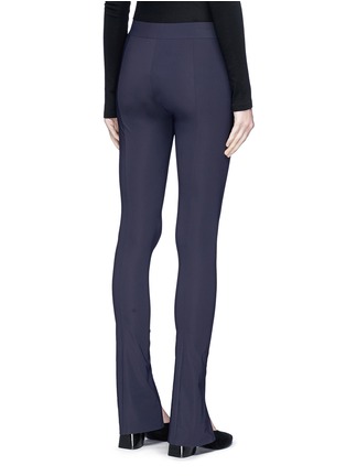 Back View - Click To Enlarge - THE ROW - 'Nelma' zip cuff jersey leggings