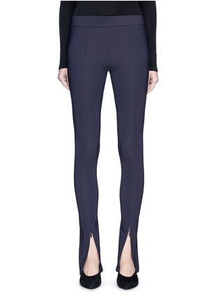 Main View - Click To Enlarge - THE ROW - 'Nelma' zip cuff jersey leggings