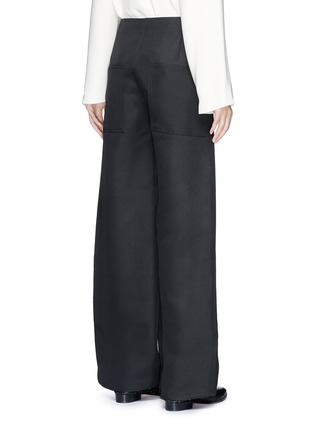 Back View - Click To Enlarge - THE ROW - 'Grom' wide leg canvas pants
