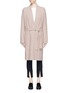 Main View - Click To Enlarge - THE ROW - 'Naido' belted cashmere blend rib knit cardigan