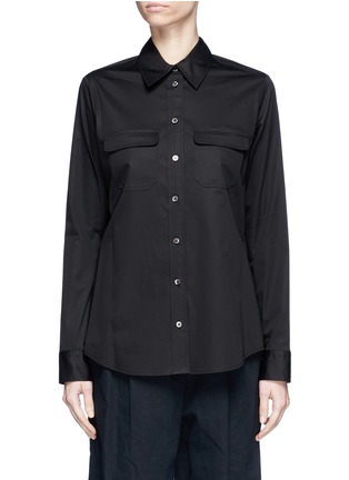 Main View - Click To Enlarge - THE ROW - 'Patrew' stretch poplin shirt