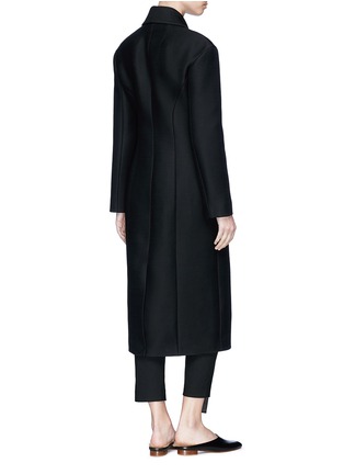 Back View - Click To Enlarge - THE ROW - 'Lafrom' wool-silk long suiting coat
