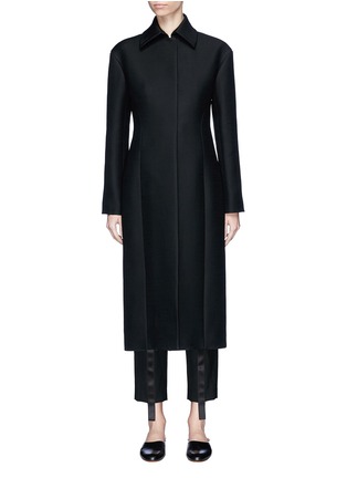 Main View - Click To Enlarge - THE ROW - 'Lafrom' wool-silk long suiting coat