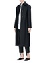 Figure View - Click To Enlarge - THE ROW - 'Lafrom' wool-silk long suiting coat