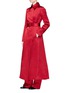 Figure View - Click To Enlarge - THE ROW - 'NEYTON' BELTED SILK TAFFETA LONG COAT