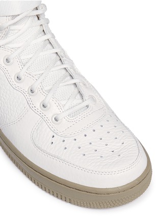 Detail View - Click To Enlarge - NIKE - 'SF Air Force 1' leather high top sneakers