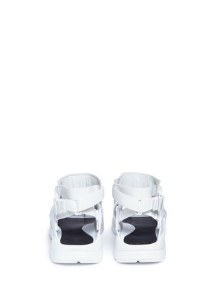 Back View - Click To Enlarge - NIKE - 'Air Huarache Gladiator QS' patent sandals