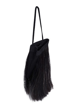  - HELMUT LANG - Small horse hair fringe bag