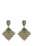 Main View - Click To Enlarge - JOHN HARDY - Diamond gemstone 18k yellow gold scaly plate drop earrings