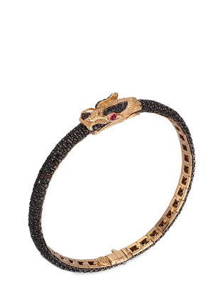 Main View - Click To Enlarge - JOHN HARDY - Sapphire spinel 18k yellow gold Dragon bracelet