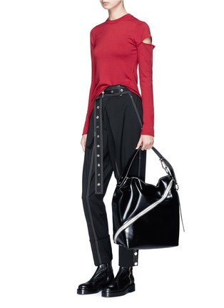 Figure View - Click To Enlarge - PROENZA SCHOULER - 'Hobo' medium leather handbag